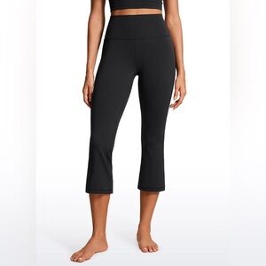 Butterluxe High Waisted Flare Capris 23"